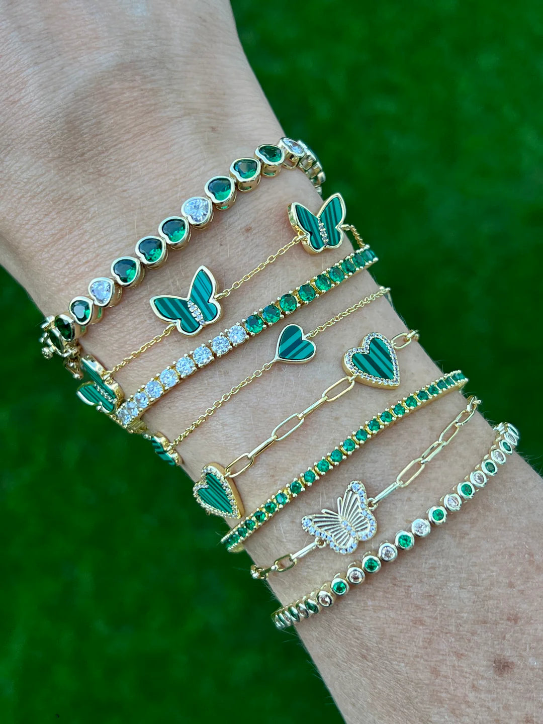 Fluted Butterfly Bracelet