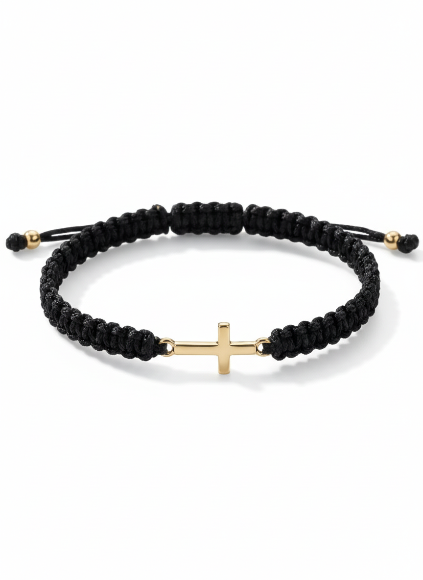 Cross Knitted Bracelet