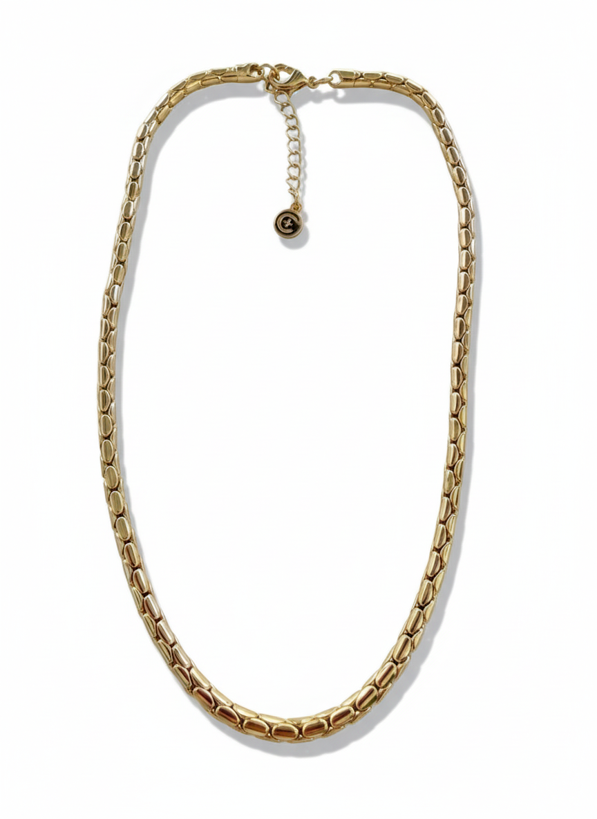 Gold Snake Chain Necklace