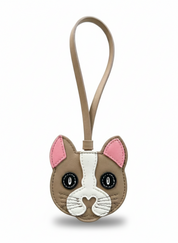 Cat Leather Bag Charm