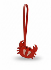 Crab Leather Bag Charm
