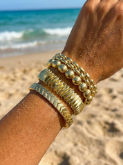 Golden Brick Stretchy Bracelet