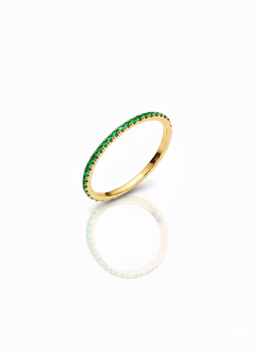 Thin Green Ring