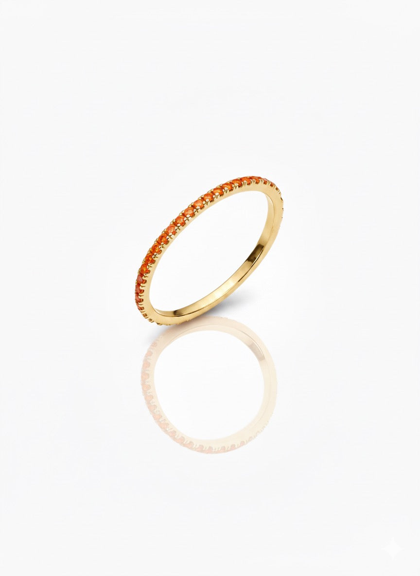 Orange Thin Ring