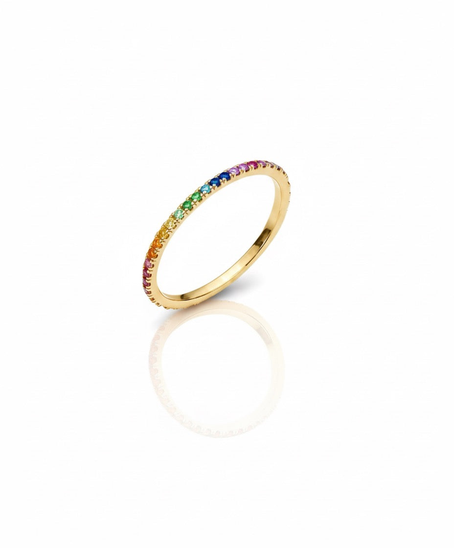 Rainbow Thin Ring