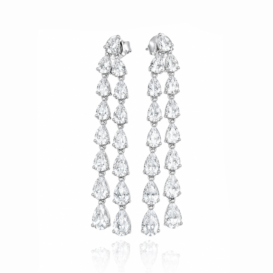 Sparkling Cascade Earrings