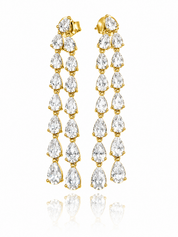 Sparkling Cascade Earrings