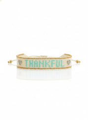 Thankful Knitted Bracelet
