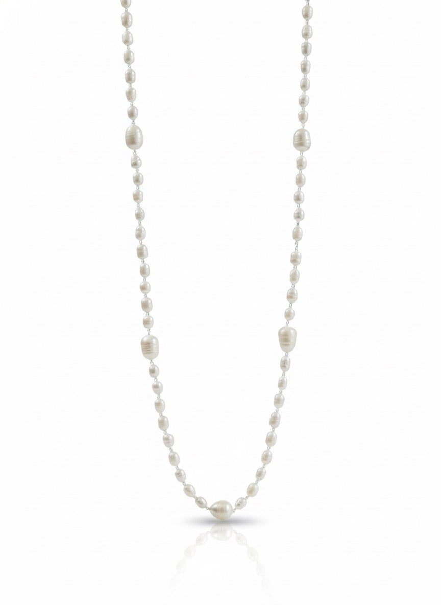 Fresh Water Pearl Long Necklace
