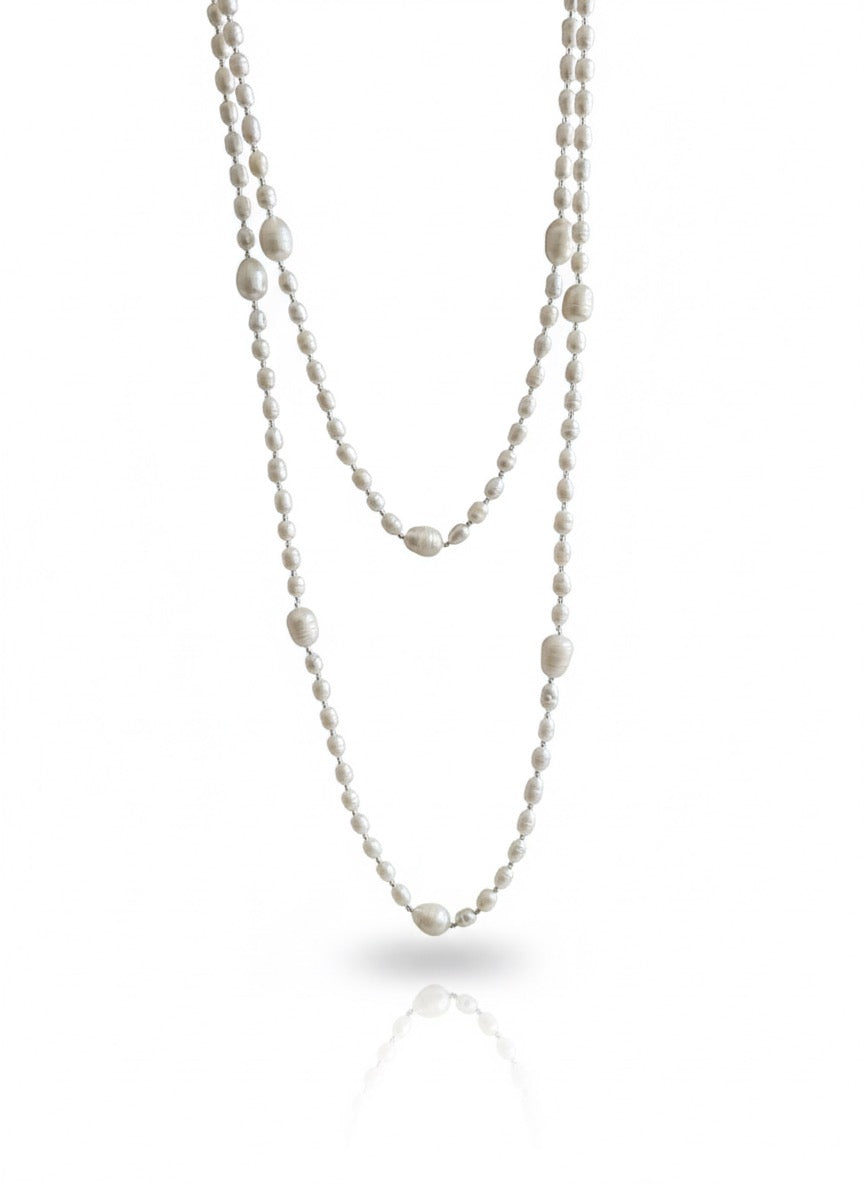 Fresh Water Pearl Long Necklace