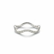 Wavy Pave Ring