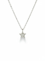 Mini Pave Star Necklace