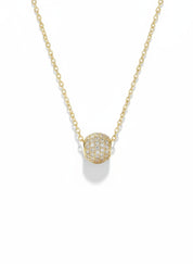 Pave Sphere Necklace