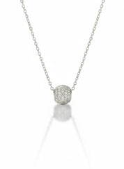 Pave Sphere Necklace