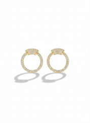 Hollow Circle Earrings