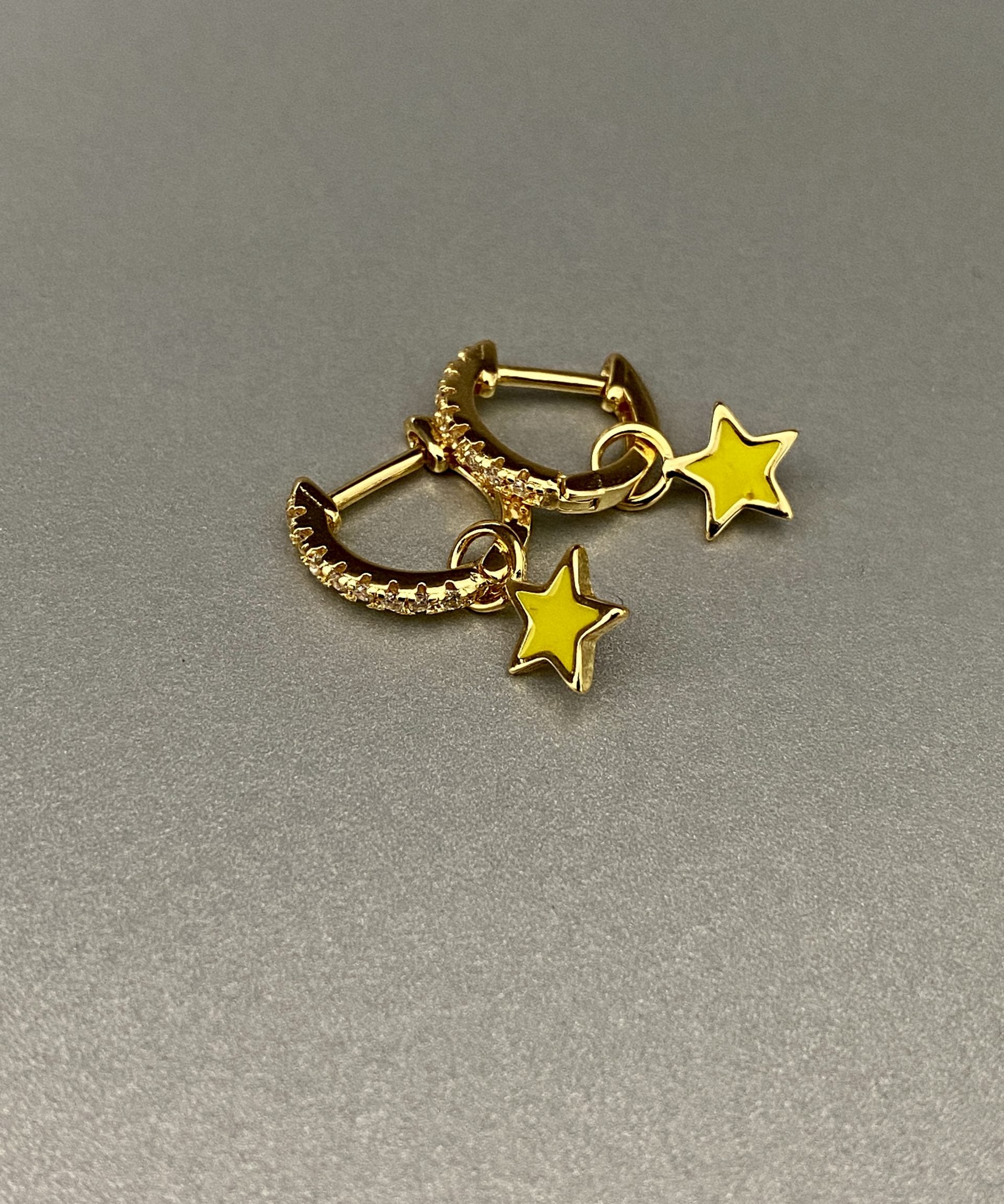 Mini Hanging Star Hoops