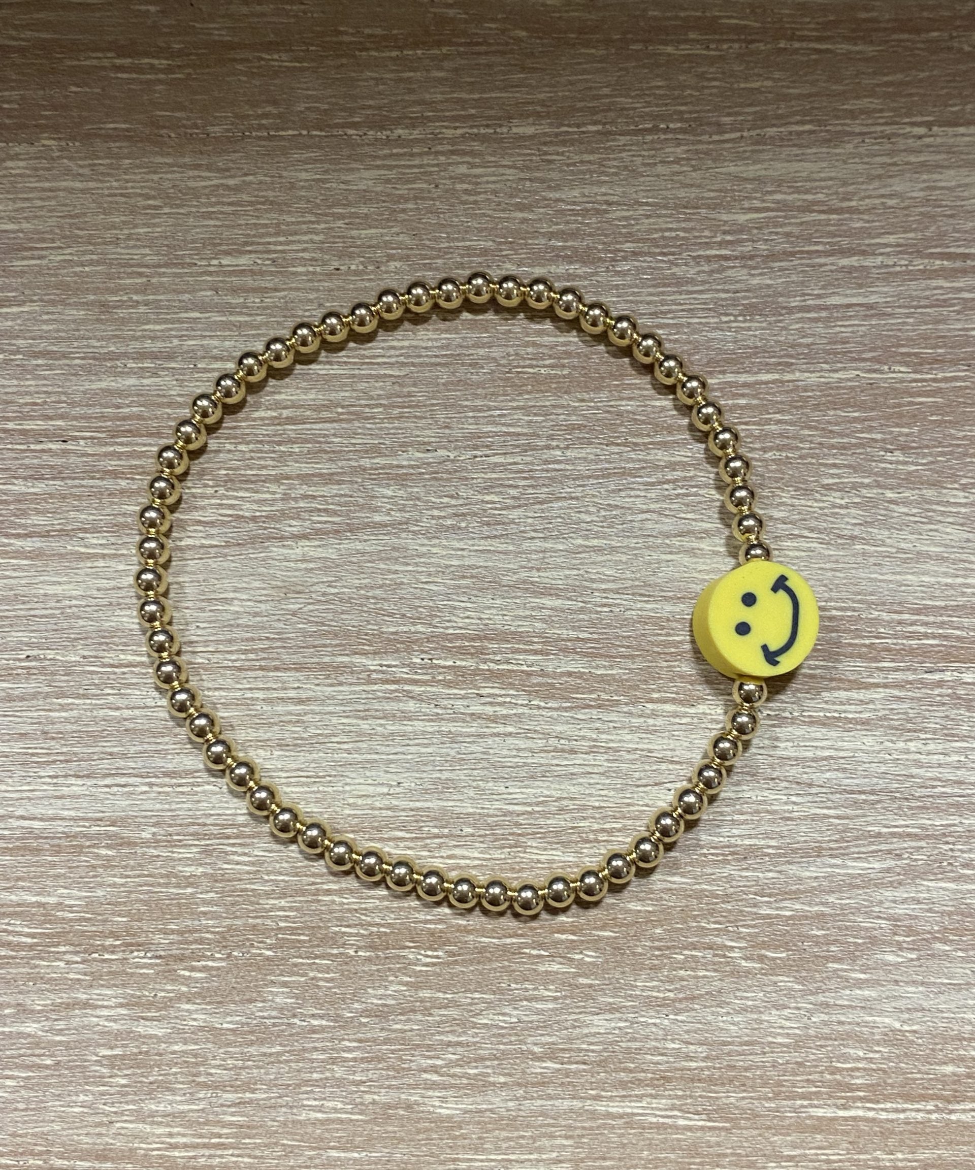 Happy Face Goldfilled Bracelet