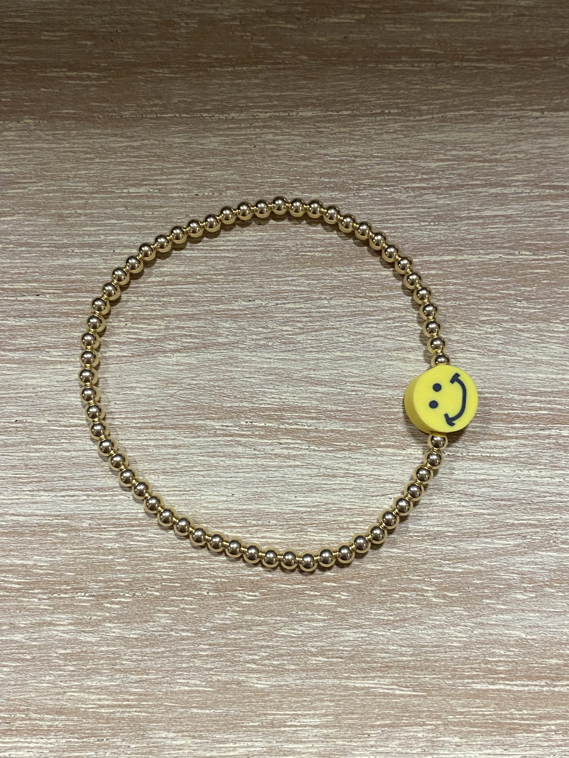 Happy Face Goldfilled Bracelet