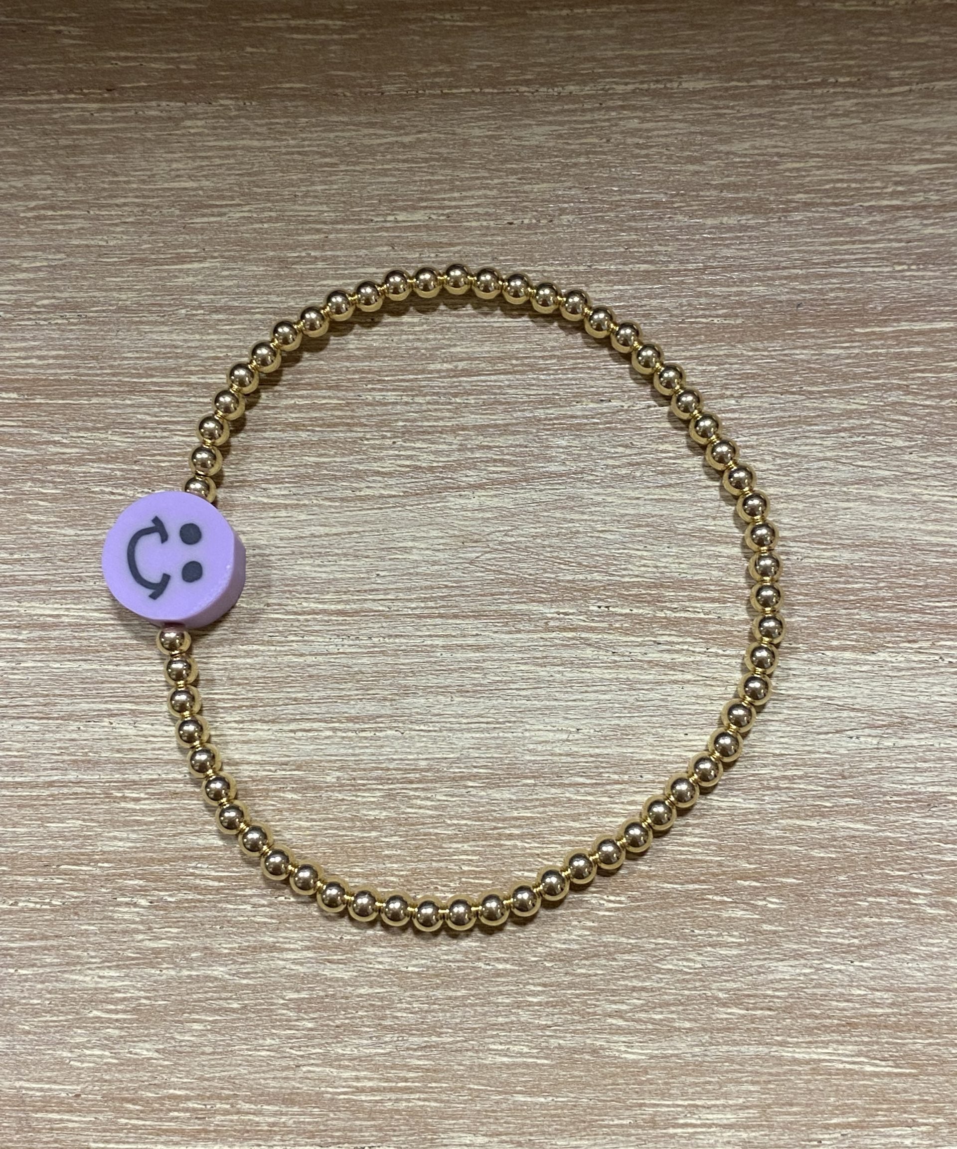 Happy Face Goldfilled Bracelet