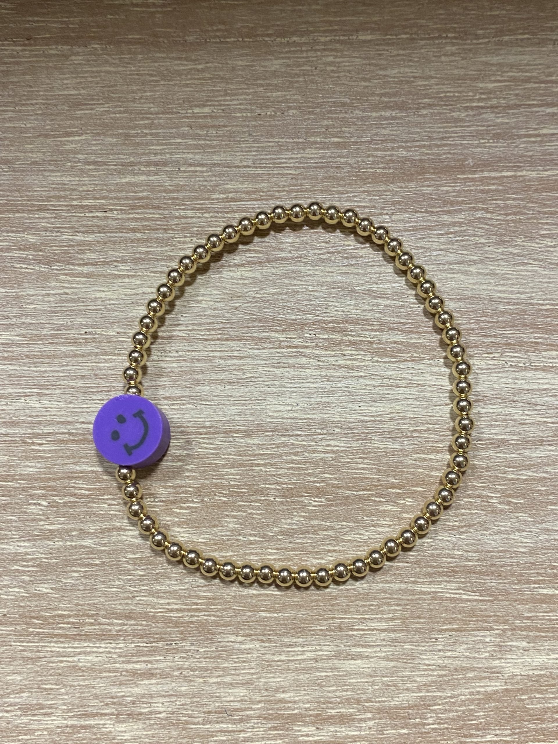 Happy Face Goldfilled Bracelet