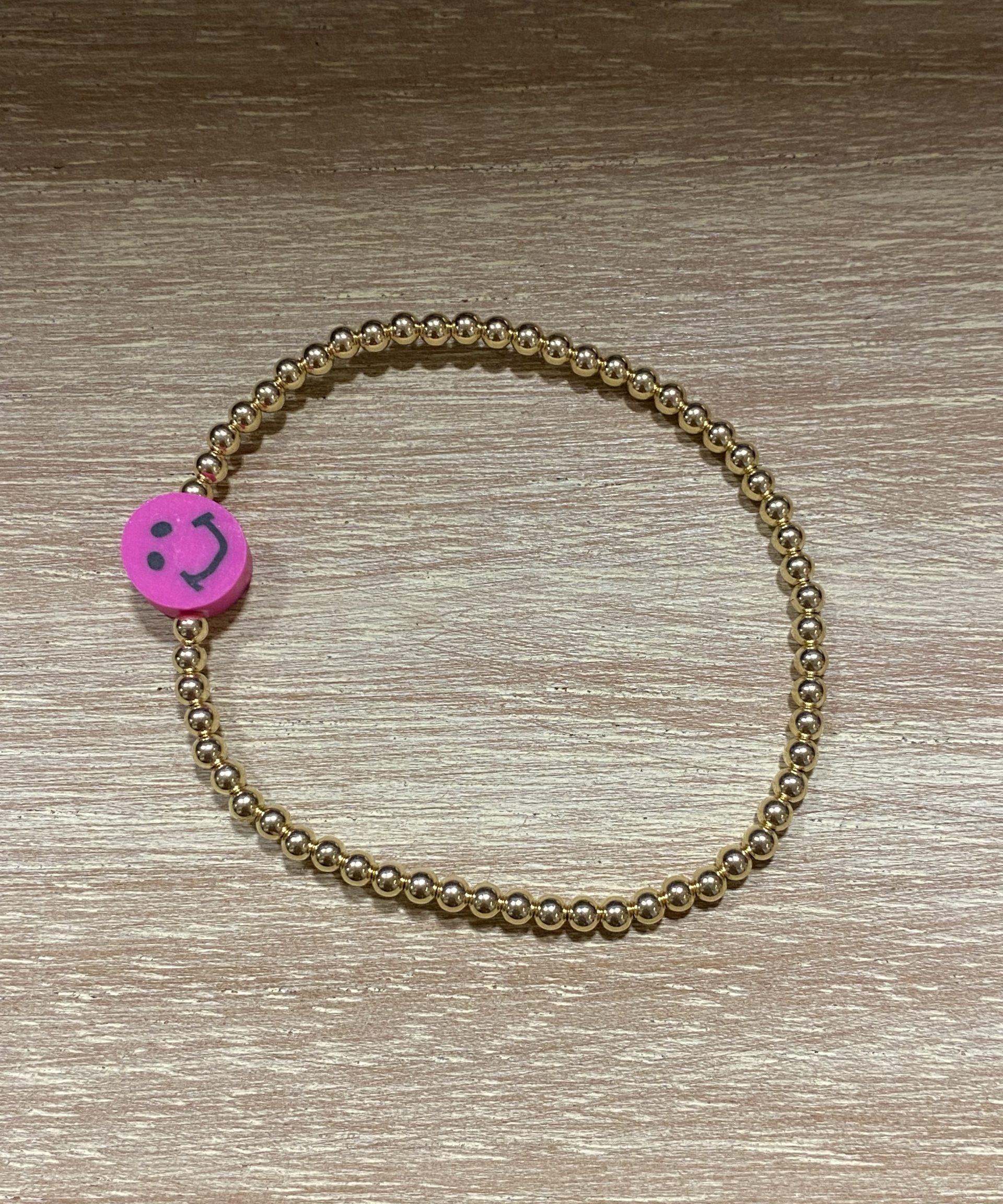 Happy Face Goldfilled Bracelet