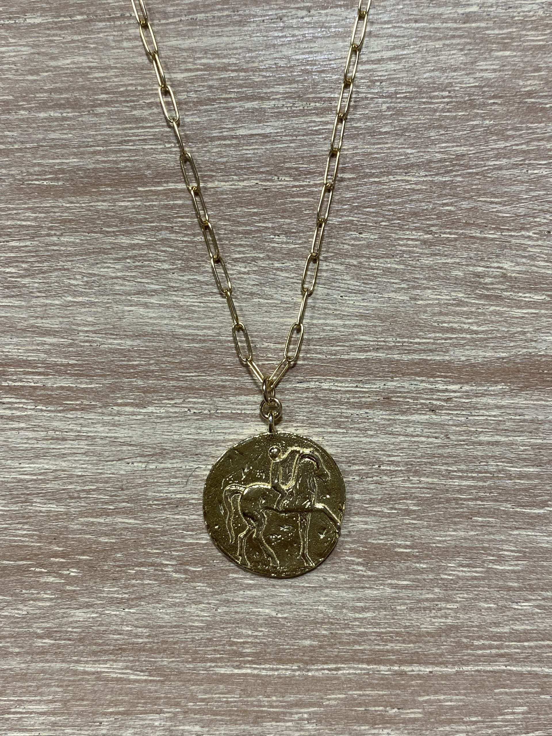 Collar Medalla Paperclip