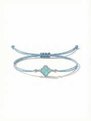 Shell Clover Thread Bracelet