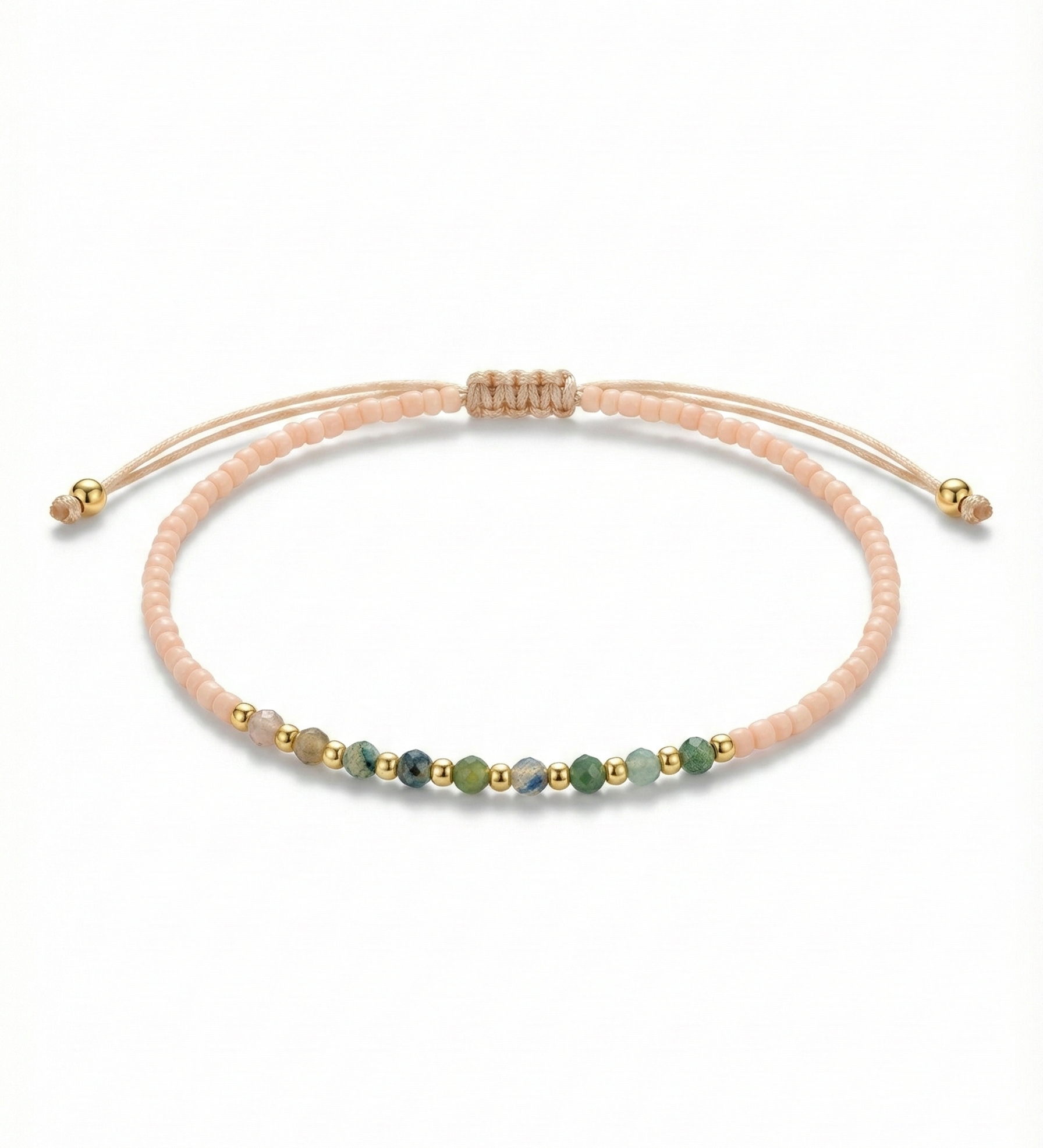 Miyuki Bracelet with Natural Stones