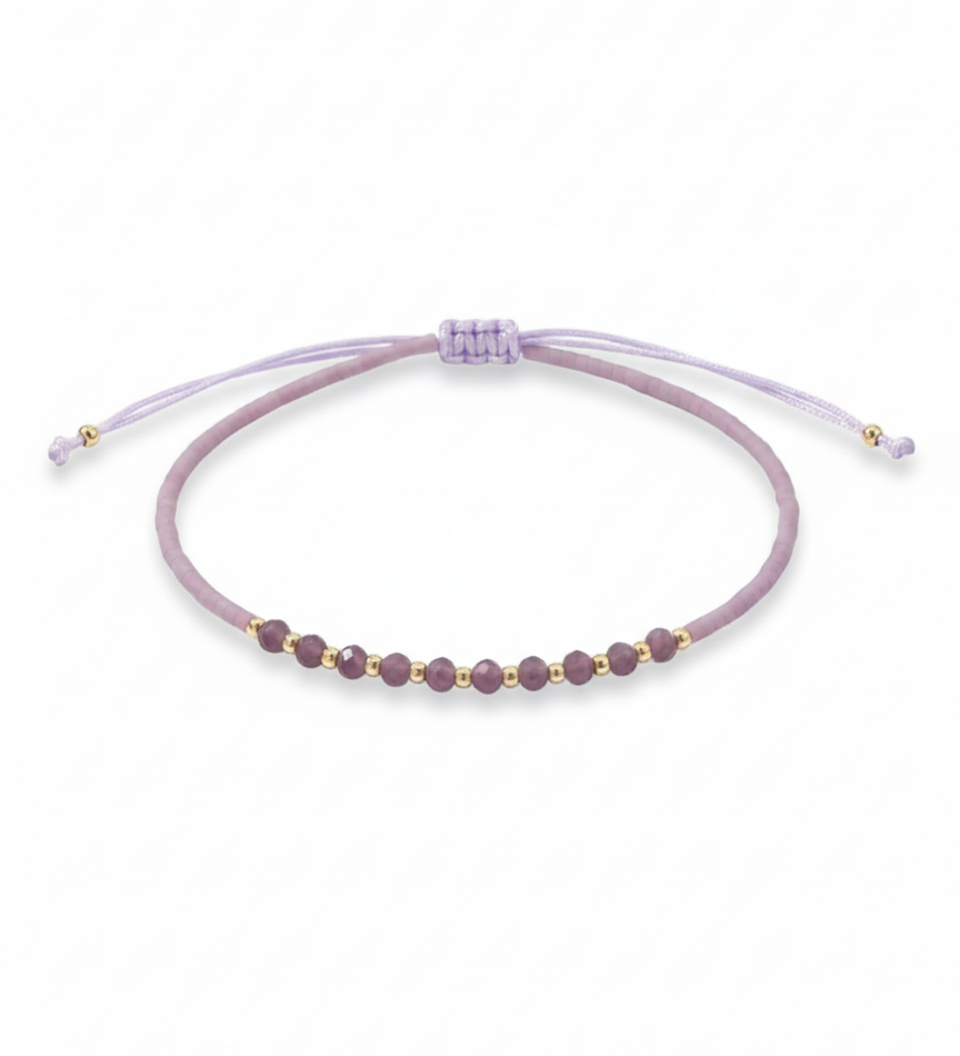 Miyuki Bracelet with Natural Stones