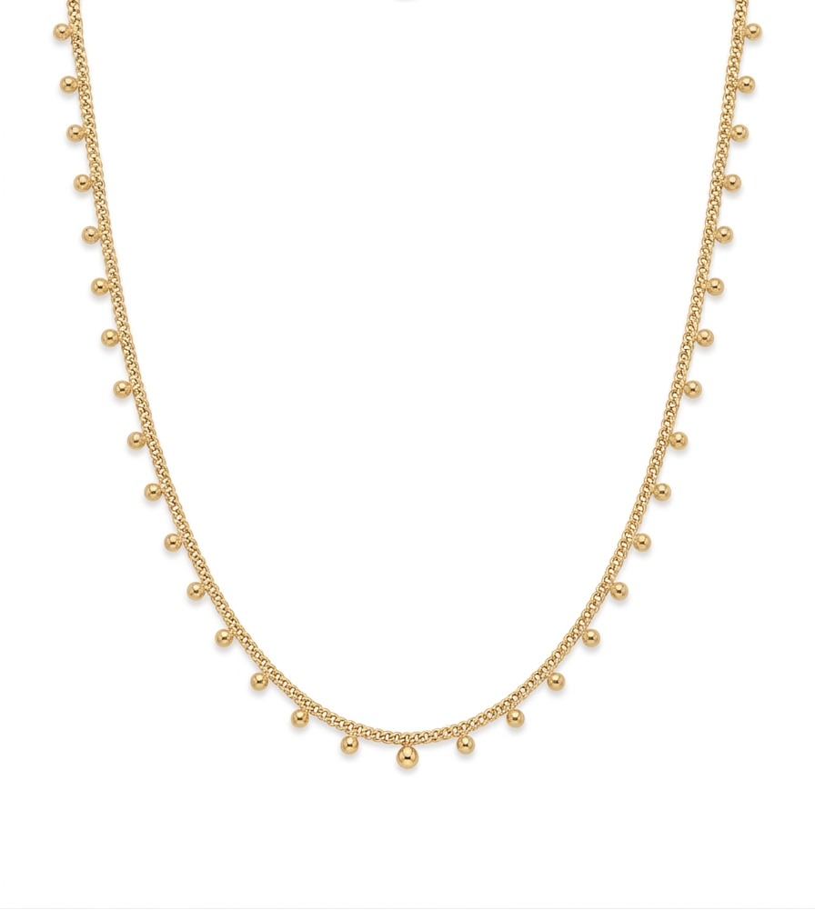 Mini Spheres Chain Necklace