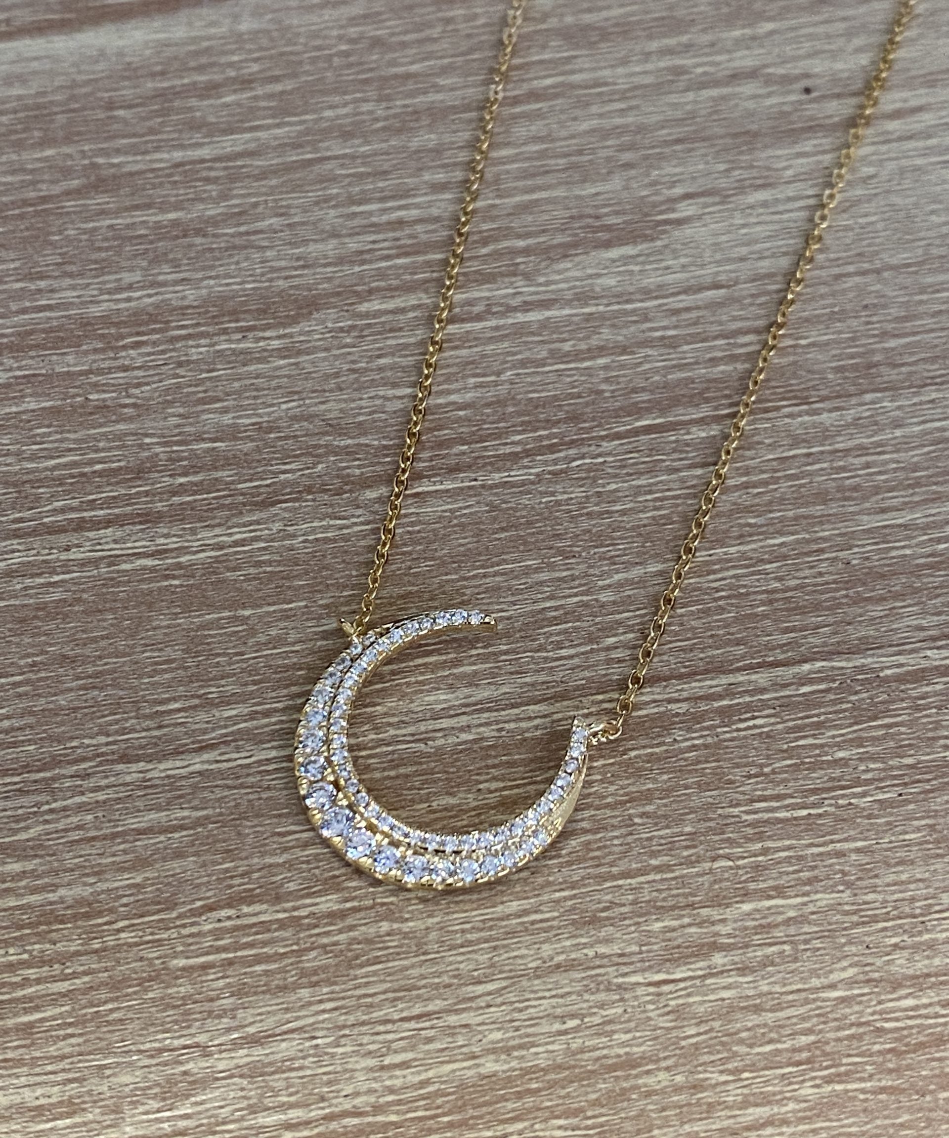 Sparkling Moon Necklace