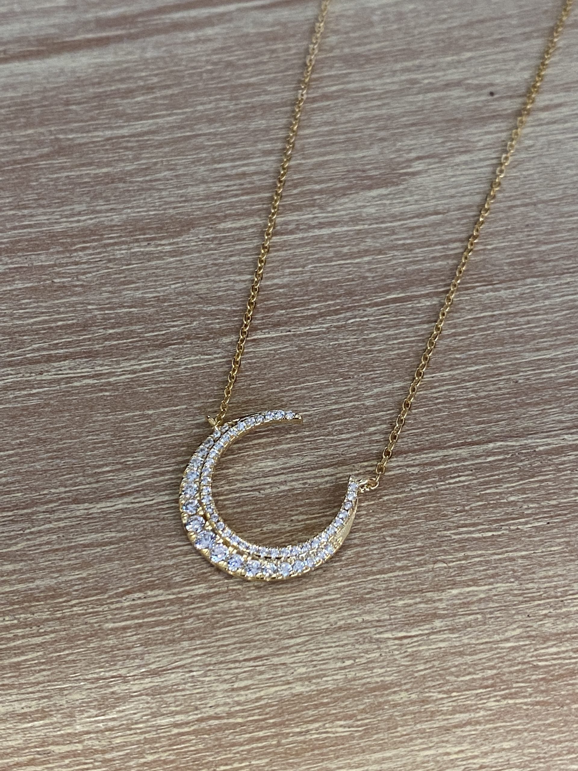 Sparkling Moon Necklace