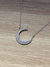 Sparkling Moon Necklace