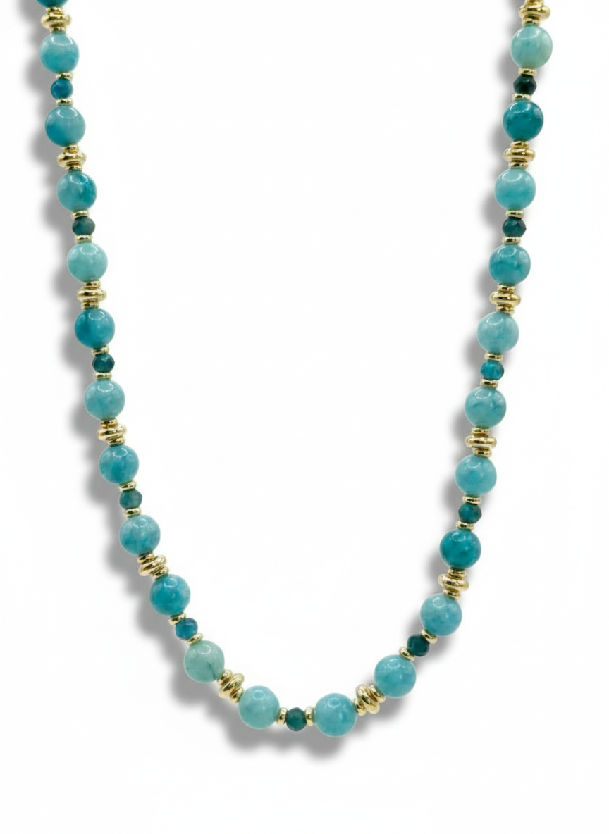 Natural Stone Beads Necklace