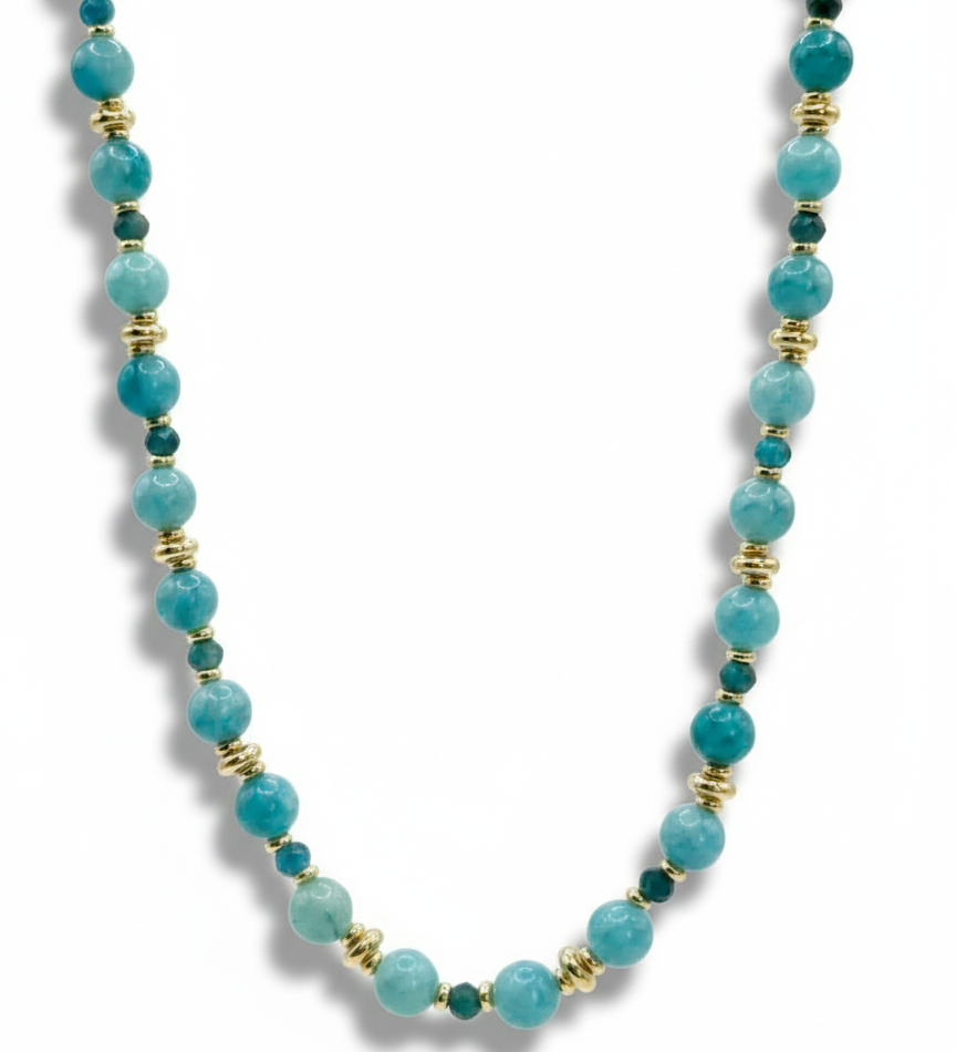 Natural Stone Beads Necklace