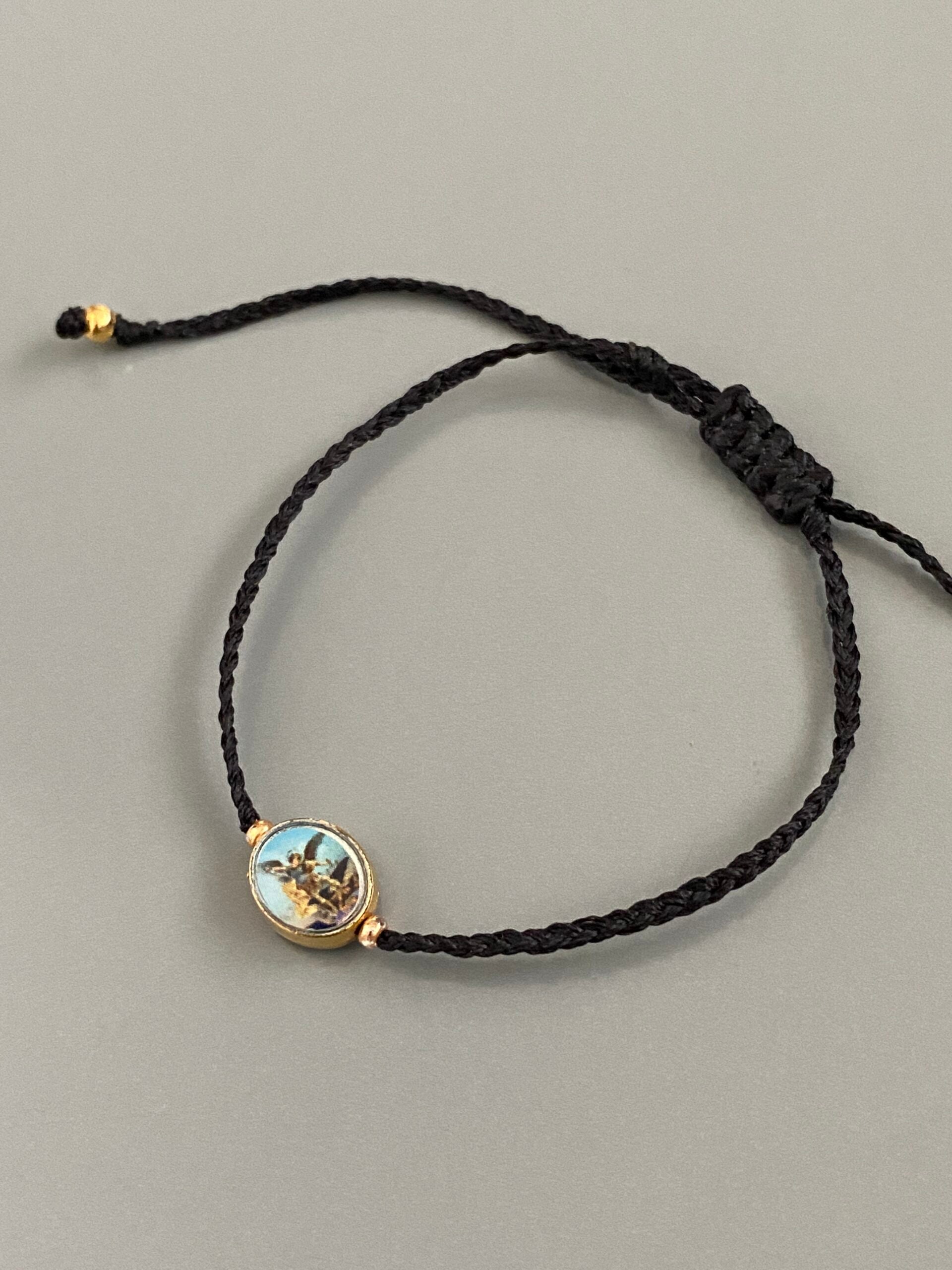 Pulsera Tejida San Miguel Arcángel