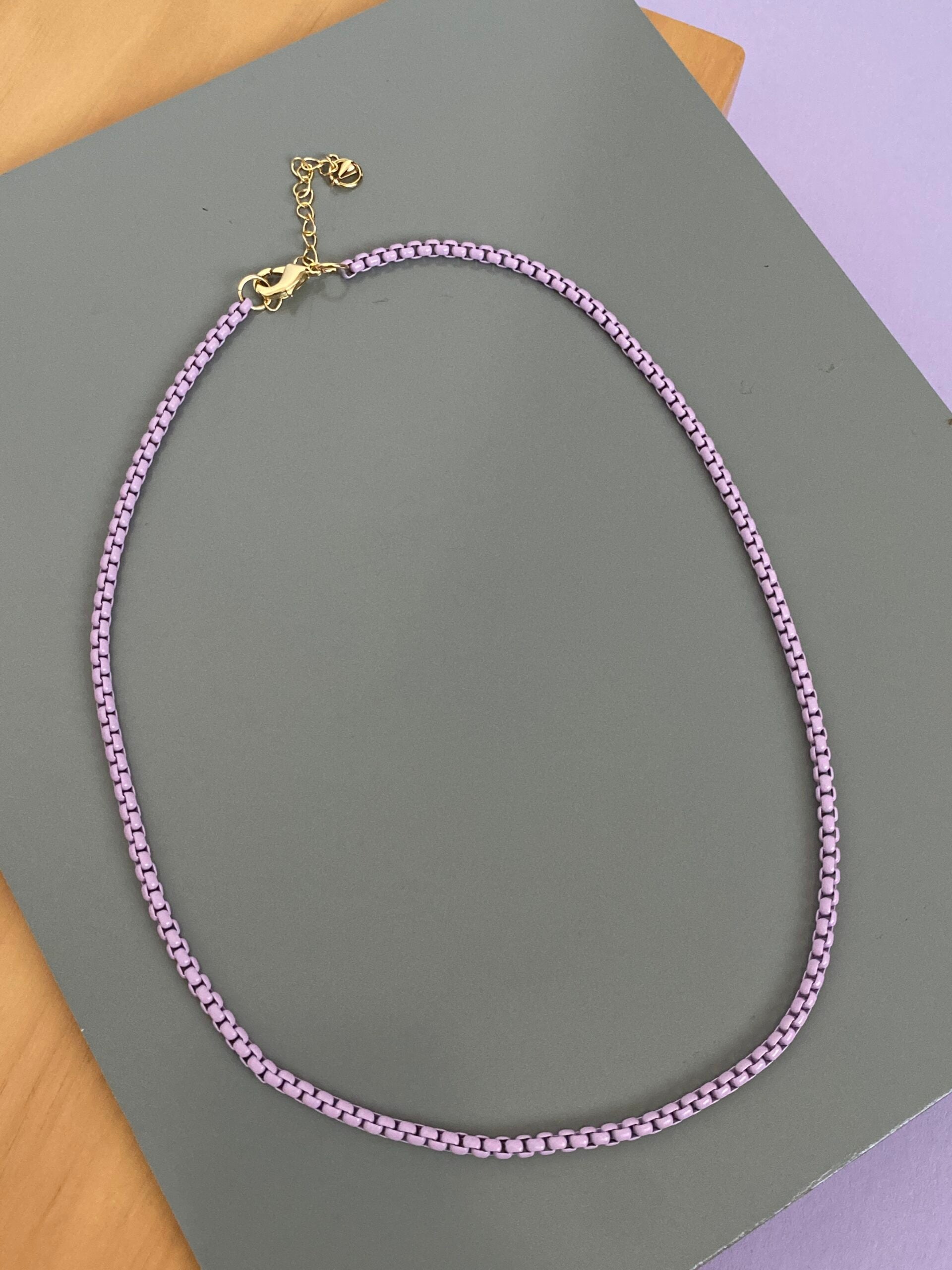 Enamel Chain Lila