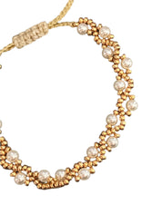 Braided Pearl Bracelet