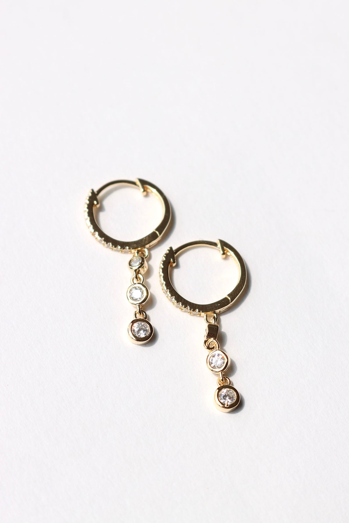 Aretes Hoop and Drops