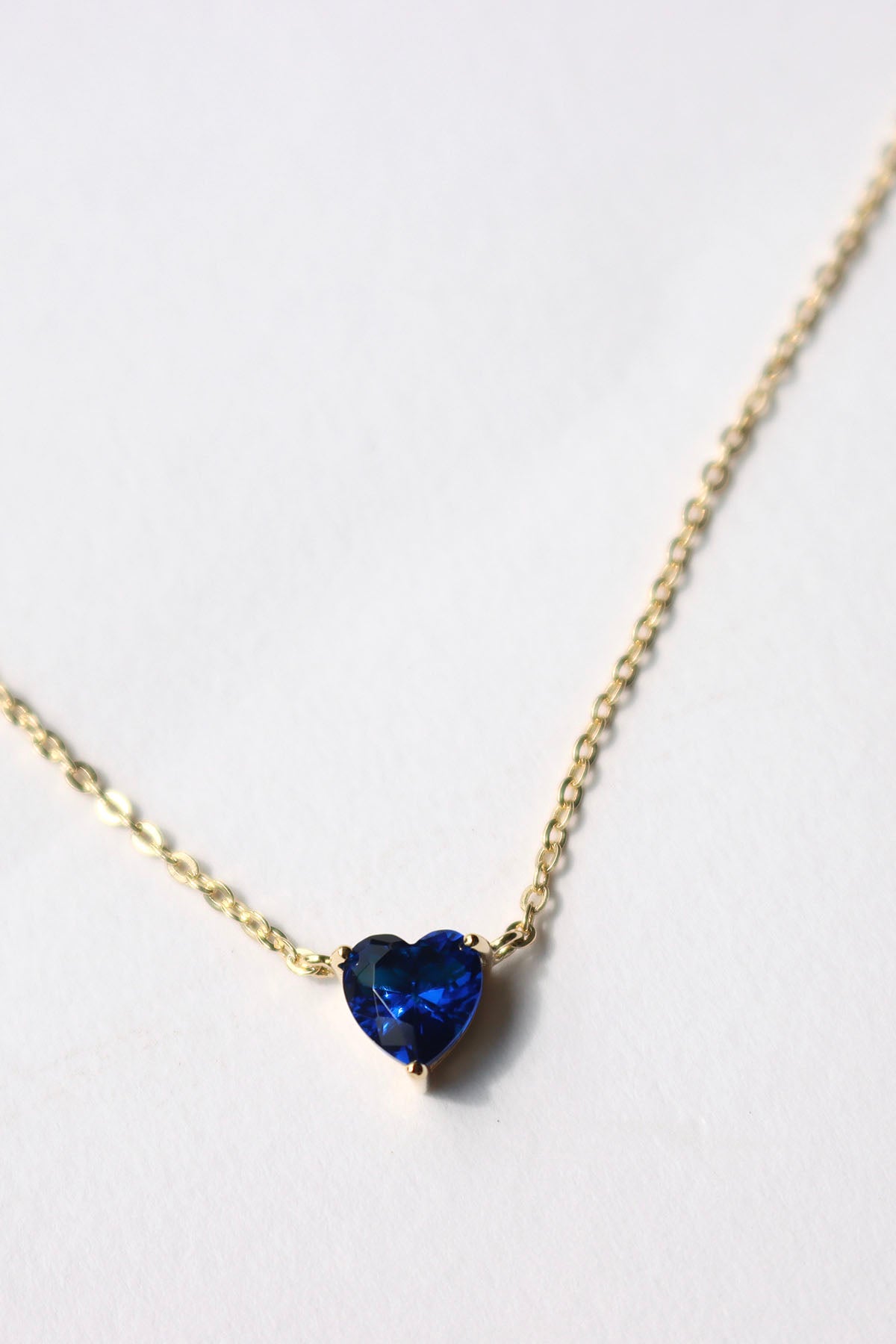 Blue Heart Necklace