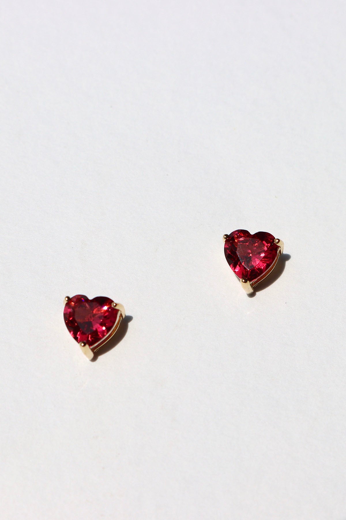 Red Heart Earrings