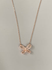 Large Butterfly Necklace
