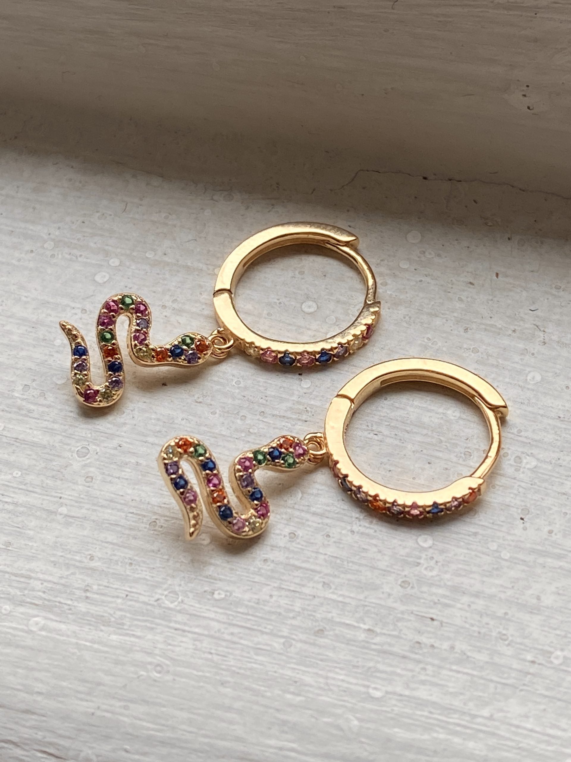 Aretes Hanging Snake B 1