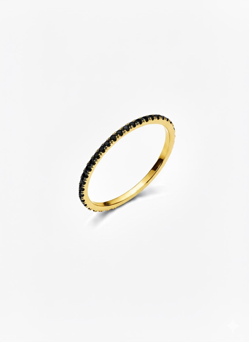 Black Thin Ring