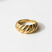 Gold Croissant Ring