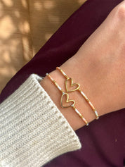 Open Heart Bracelet