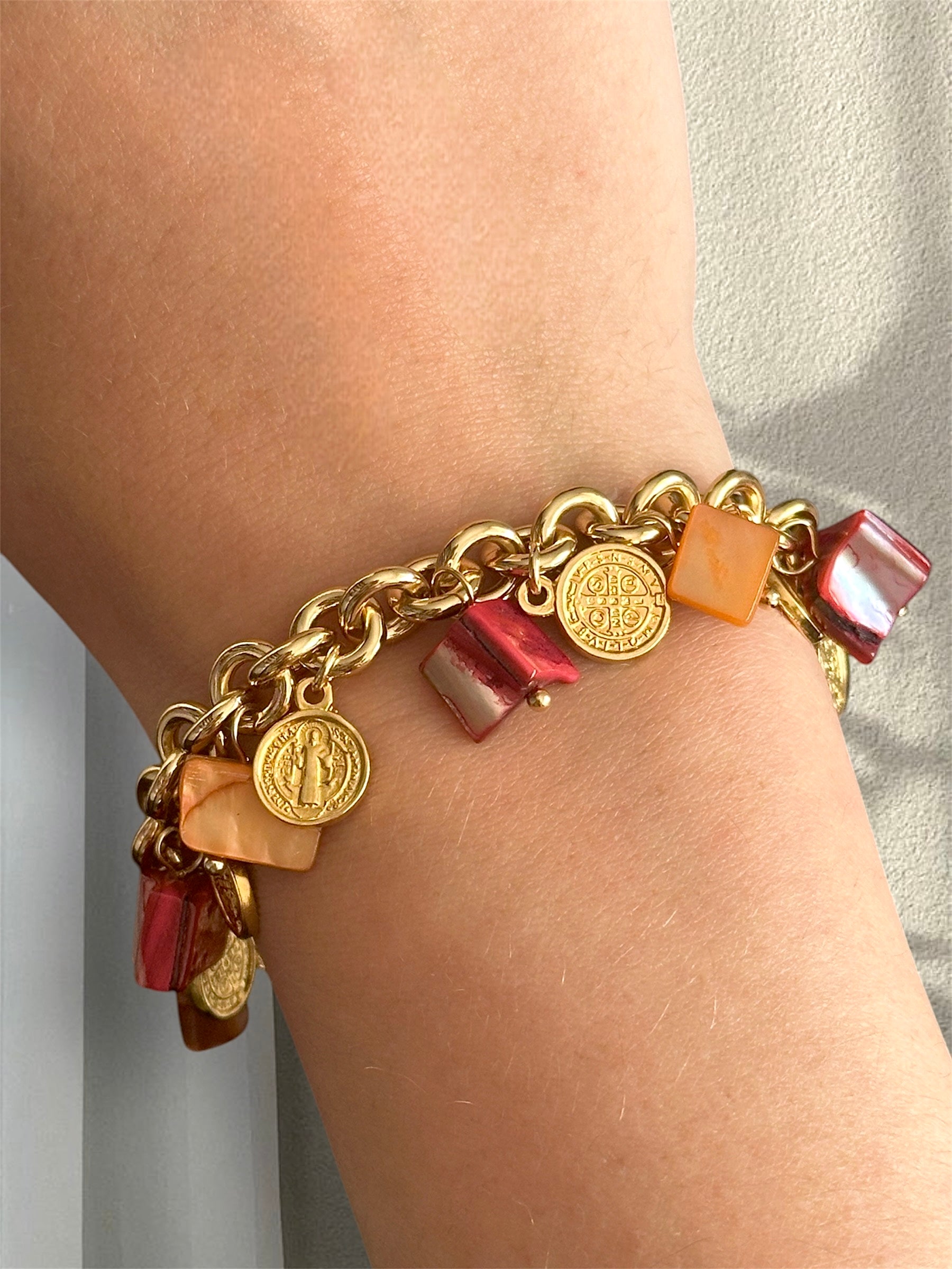 Saint Benedict Charm Bracelet