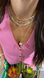 Isla Bezel Lariat