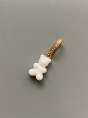 Charm Gummy Bear Solid White