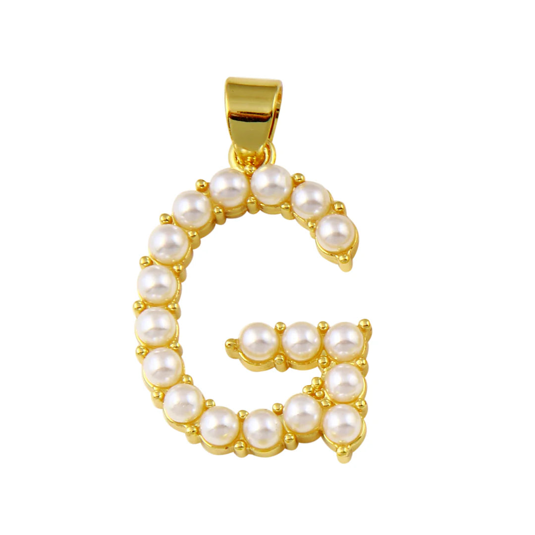 Charm Pearls Letter G